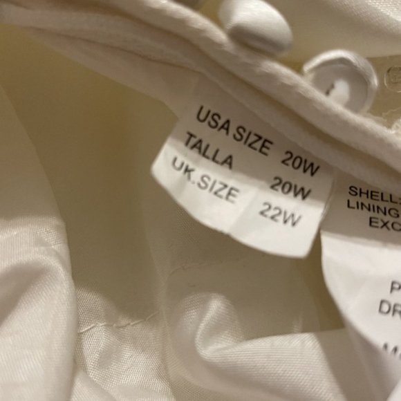 Mori Lee Satin Ball Gown- Sample size 20 - Picture 6 of 8